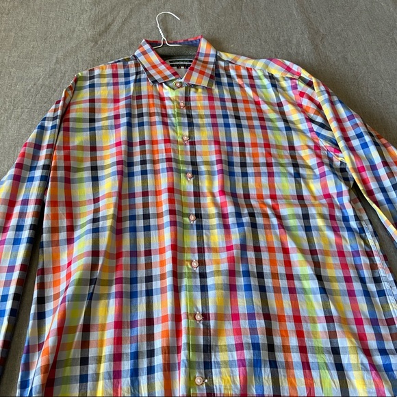 Blue Industry multi check shirt - Picture 3 of 3